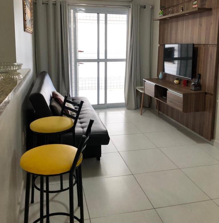 Apto Com Sacada Gourmet Vista Mar Praia Grande  Ngoại thất bức ảnh